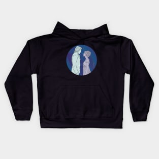 Elizabeth and Darcy Kids Hoodie